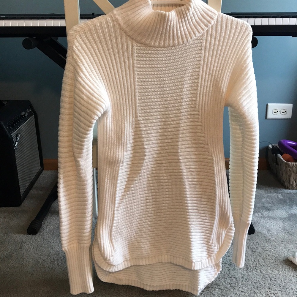 White turtleneck